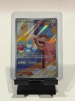 Pokemon Lickitung SV05 Temporal Forces Illustration Rare Full Art 180/162 100 HP - Image 1