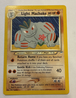 Light Machoke Pokemon Neo Destiny #49/105 Uncommon 2000 MP - Image 1