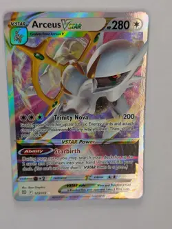 Arceus VSTAR - 123/172 - Pokemon Brilliant Stars Sword Shield Ultra Rare Card NM - Image 1