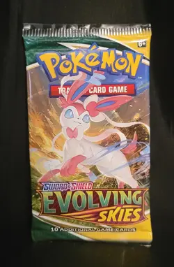 Pokemon Evolving Skies Booster Pack - Factory Sealed - Image 1