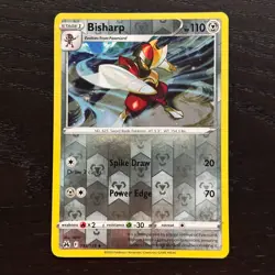 Bisharp 093/159 Pokemon Crown Zenith Sword & Shield Reverse Holo Uncommon NM - Image 1