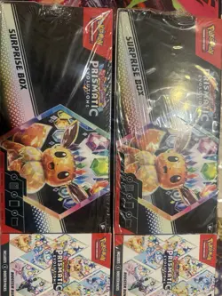 Pokemon Prismatic Evolutions Surprise Box/Booster Sam's Club Bundle (Lot Of 2) - Image 1