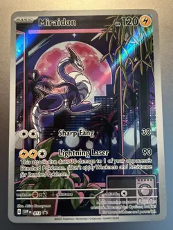 Pokemon TCG Miraidon SVP 13 Promo Illustration Rare Card SV013 - Image 1