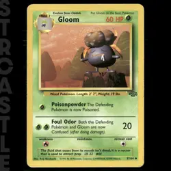 Gloom 37/64 Jungle Uncommon Regular Pokemon TCG - LP - Image 1