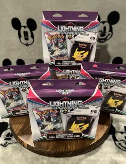 Pokemon LIGHTNING POWER BOX - NEW - Lot Of 5 - Factory Sealed - Image 1
