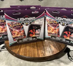 Pokemon LIGHTNING POWER BOX - NEW - Lot Of 5 - Factory Sealed - Image 2