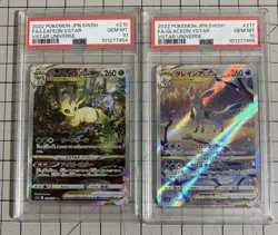 PSA 10 Leafeon Glaceon VSTAR SAR Sequential Set VSTAR Univers Japanese Pokemon - Image 1