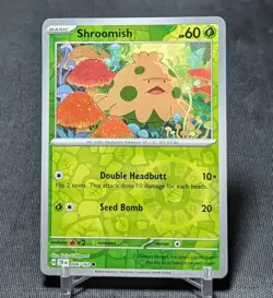 Shroomish Common Reverse Holo Grass Temporal Forces Pokemon Card 006/162 - Image 1
