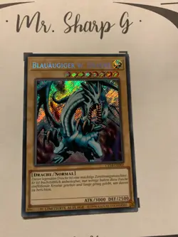BLAUAUGIGER W. DRACHE - L.A. CT14-DE002 DEUTSCH Yu-Gi-Oh! CARD SECRET RARE HOLO - Image 2