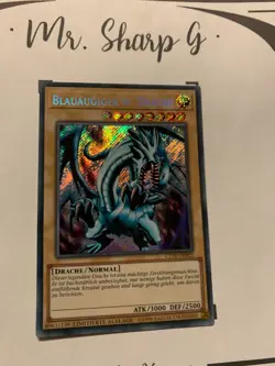 BLAUAUGIGER W. DRACHE - L.A. CT14-DE002 DEUTSCH Yu-Gi-Oh! CARD SECRET RARE HOLO - Image 3