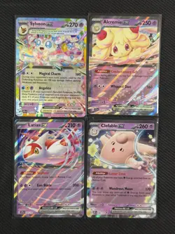 Pokemon Cards x4 Sylveon Ex Latias Clefable Prismatic Jtg S&V #041 #076 #082 - Image 1