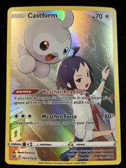 Castform TG11/TG30 - Lost Origins Trainer Gallery Rare Card - Image 1