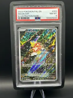 Pokemon TCG Magikarp S&V Paldea Evolved Holo Card 203/193 Illustration - Image 3
