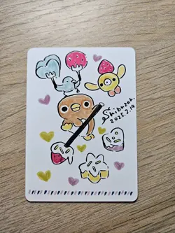 Blank Card Art drawing by Shibuzoh - Image 1