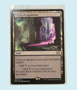 Crypt of Agadeem, Commander 2014, NM Near Mint, Magic the Gathering MTG - Image 1