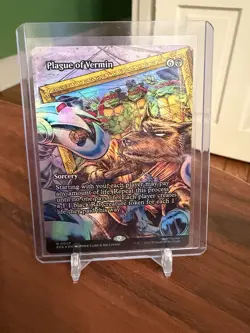 Plague of Vermin Borderles FOIL - TMNT - NM/Unplayed - PZA EN M 0007 - Image 1