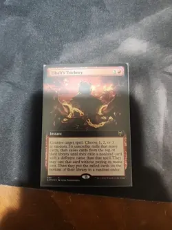 Tibalt's Trickery Extended Art Kaldheim MTG FOIL LP - Image 1