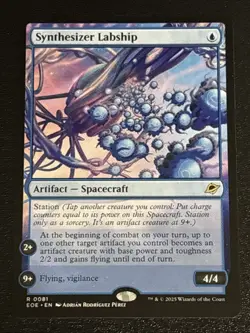 MTG Edge of Eternities Synthesizer Labship 0081 NM Rare - Image 1