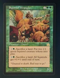 MTG - Squirrel Wrangler - NM+ NEVER PLAYED! - Prophecy #127 - RARE - EN - REG - Image 1