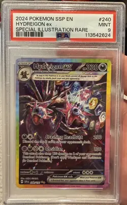 Hydreigon Ex 2024 Pokemon Surging Sparks #240/191 SIR PSA 9 MINT! - Image 1