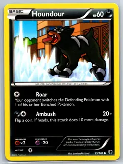 Houndour - BW Plasma Blast 55/101 Sumiyoshi Kizuki Pokemon Card NM - Image 1