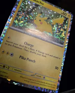 Pokemon TCG - PIKACHU #002 - CONFETTI HOLO PROMO - MCDONALD'S COLLECTION 2024 LP - Image 2