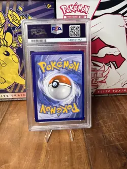 2021 POKEMON SWSH182 VAPOREON VMAX PREMIUM COLLECTION FULL ART PSA 9 - Image 2