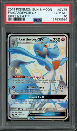 PSA 10 - Gardevoir GX #SV75 Pokemon Hidden Fates - Full Art - Image 1