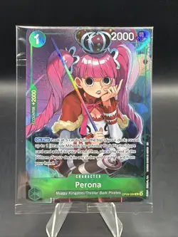 Perona (Illustration Box Vol.4) OP09-034 One Piece Promotion Cards Foil Sealed - Image 1