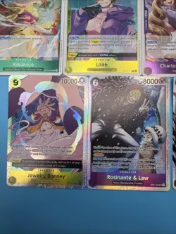One Piece CCG: Mix Lot Of 13 SR & Rare Cards - Image 2