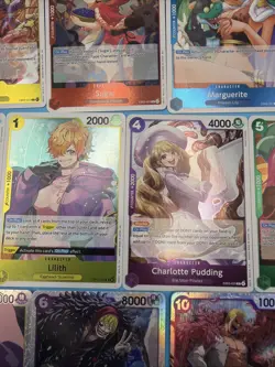 One Piece CCG: Mix Lot Of 13 SR & Rare Cards - Image 5