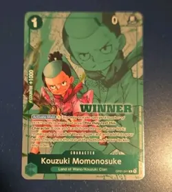 WINNER Kouzuki Momonosuke OP01-041 - Tournament Pack Vol.7 - One Piece TCG - Image 1
