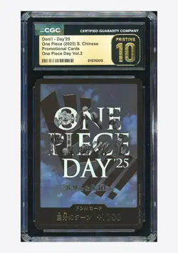 One Piece CGC 10 PRISTINE Don!! Promo 2025 OP Day'25 Japanese - Image 1