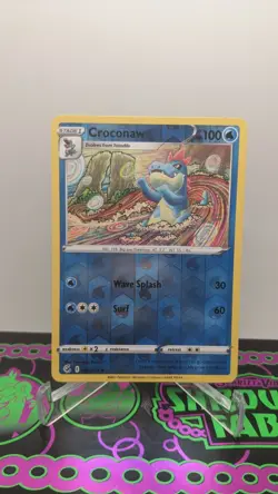 Pokemon TCG #056/264 Croconaw Rare Reverse Holo Card Swsh08: Fusion Strike NM - Image 1