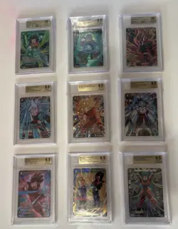 Graded Dragon Ball Super Cards 9.5/10 – Goku Gohan Android – 9x Lot - Image 1