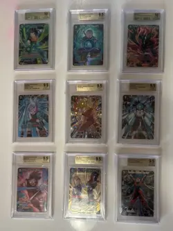 Graded Dragon Ball Super Cards 9.5/10 – Goku Gohan Android – 9x Lot - Image 2