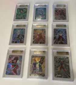 Graded Dragon Ball Super Cards 9.5/10 – Goku Gohan Android – 9x Lot - Image 3