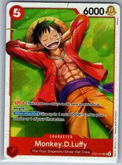 Monkey.D.Luffy ST21-014 SR English Starter Deck EX: Gear 5 - One Piece Card - NM - Image 1