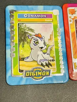 Metal Digimon Vintage 2000 Taco Bell Cards Lot Of 3 - Image 2