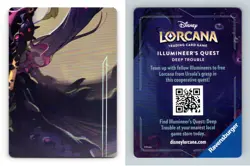 Middle Right - Lorcana Ursula's Return 2024 Disney Puzzle Piece TCG Card - Image 1
