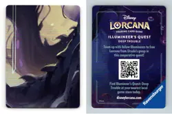 Middle Left - Lorcana Ursula's Return 2024 Disney Puzzle Piece TCG Card - Image 1