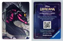 Bottom Left - Lorcana Ursula's Return 2024 Disney Puzzle Piece TCG Card - Image 1