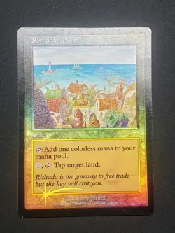 Mtg - Rishadan Port Foil - Poor - Mercadian Masques - Image 1