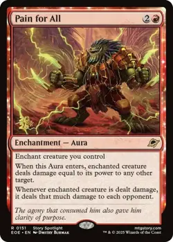 Near Mint x 1 Pain for All - Foil - Prerelease Promo Edge of Eternities Variants - Image 1