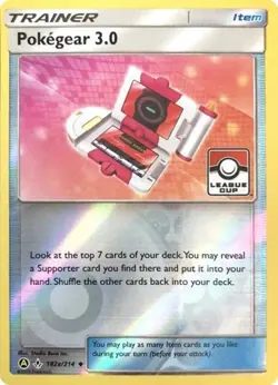 1x Pokegear 3.0 (League Cup, #182a/ MP Eng Pokemon - League & Championship Cards - Image 1
