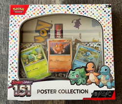 Pokemon TCG Scarlet & Violet 151 Poster Collection Box – New & Factory Sealed - Image 1