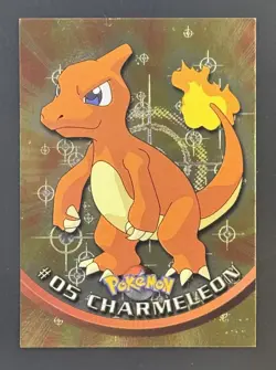 Charmeleon #5 Black Topps Logo Foil 1999 Topps Pokemon TV Animation Series 1 - Image 1