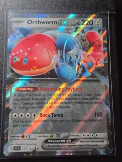 Orthworm ex 110/142 Sv07: Stellar Crown Holo - English - Pokemon TCG - Image 1