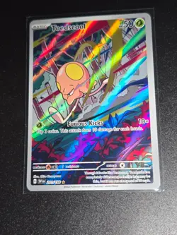 Pokemon Card Toedscool 201/198 Scarlet & Violet Illustration Rare Near Mint - Image 1