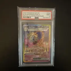 PSA 9 Alolan Exeggutor EX 242/191 SIR Pokemon TCG: SV Surging Sparks - Image 1